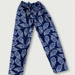 Pantalón pijama estampado algodón 100%, peacock
