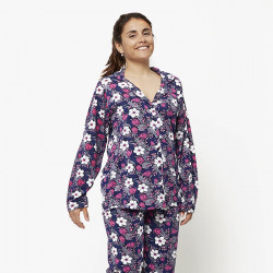 Pijama chaqueta de algodón 100%, Modelo MILAN