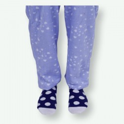 Pijama mujer bordado de invierno, tejido polar, Modelo ENJOY LIFE