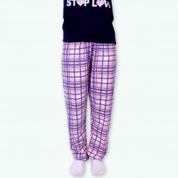 Pijama mujer primavera verano, modelo BELIEVE, detalle de los pantalones