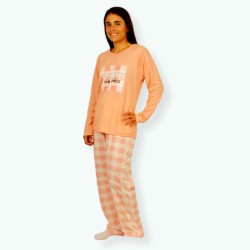 L104 -Pijama mujer algodón 100% Modelo MOMMY