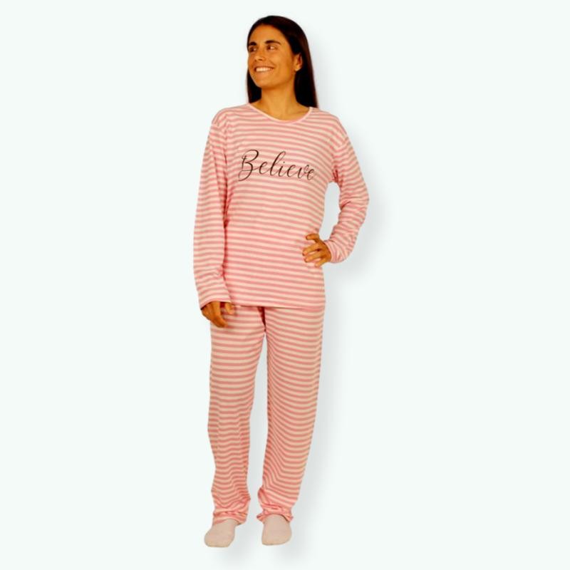L105 -Pijama mujer algodón 100% Modelo BELEVE