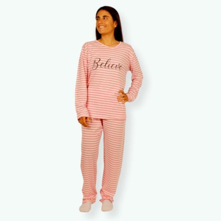 L105 -Pijama mujer algodón 100% Modelo BELEVE