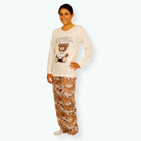 L107 -Pijama mujer algodón 100% Modelo REVIVAL