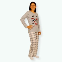 L109 -Pijama mujer algodón 100% Modelo LAZOS