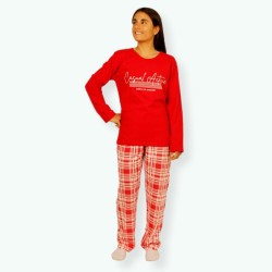 L110 -Pijama mujer algodón 100% Modelo CASUAL