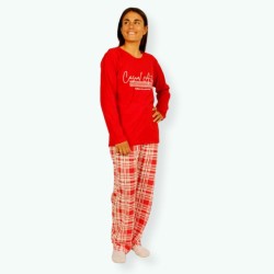 L110 -Pijama mujer algodón 100% Modelo CASUAL