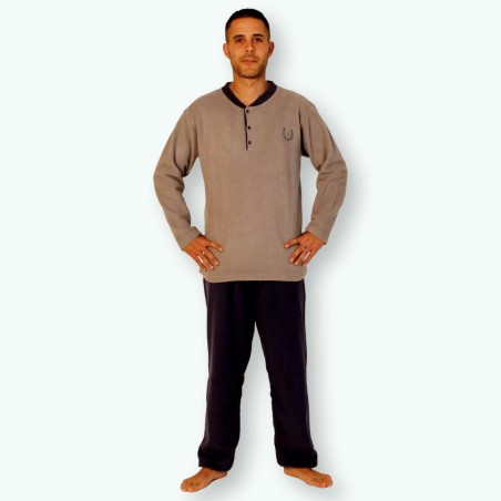 Pijama hombre polar Invierno, Modelo ISERE