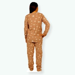 P59 -Pijama mujer polar bordado Modelo PRINCESS