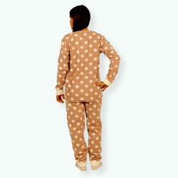 P58 -Pijama mujer polar bordado Modelo HAPPY CAT